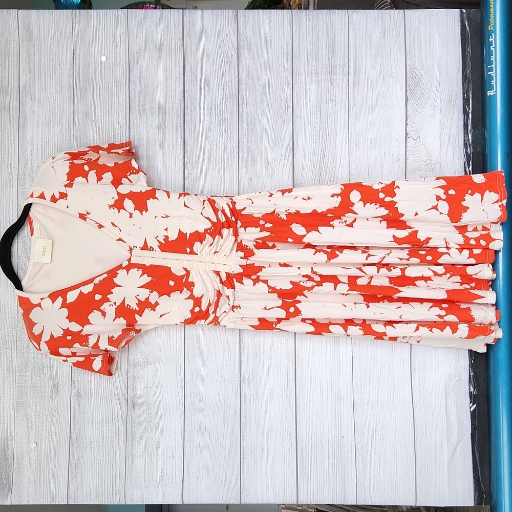 COPY - Anthropology maeve floral short sleeve dress